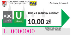 10,00 zł - dobowy sieciowy ulgowy