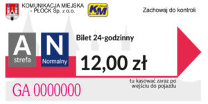 12,00 zł - dobowy normalny