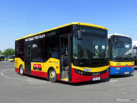 Isuzu Novociti Life na terenie zajezdni