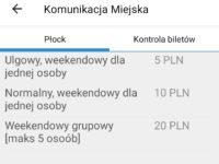 Bilet weekendowy w aplikacji SkyCash