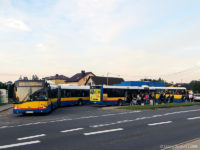 Linia L2 obsługiwana przez MANa #693 dowiozła pasażerów do autobusów linii 120