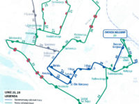 Planowana trasa nowej linii nr 25
