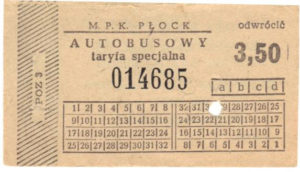 3,50 zł - taryfa specjalna (ze zbiorów Marcina Kozłowskiego)