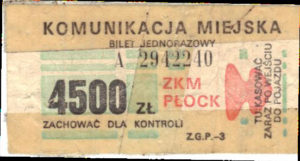 4500 zł (ze zbiorów Marcina Kozłowskiego)