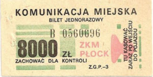 8000 zł (ze zbiorów Marcina Kozłowskiego)