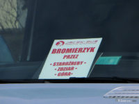 Tablica kierunkowa linii 216