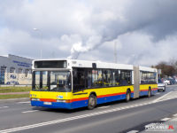 Neoplan N4021 #711 opuszcza zajezdnię po raz ostatni
