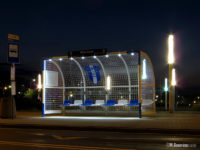 Nowością jest oświetlenie przestrzeni we wnętrzu wiat