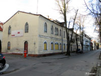 Dawny (opuszczony dziś) budynek zajezdni