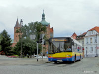 Autobus linii nr 2 na pl. Narutowicza