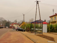 Nowy przystanek w Dobrzykowie z wiatą typu "Merkury"