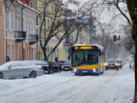 Zaśnieżona ul. Sienkiewicza