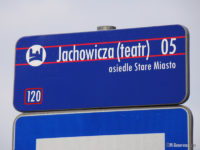 Nowa tabliczka z numerami linii