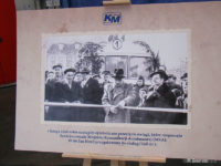 Plansza ukazująca historię płockiej komunikacji