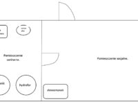 Układ pomieszczeń - rysunek poglądowy