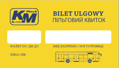 Bilet dla uchodźców z Ukrainy - ulgowy