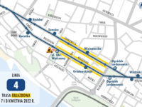 Trasa objazdowa dla linii nr 4 (źródło: kmplock.eu)