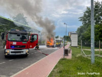 Pożar Mercedesa Conecto #664