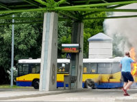 Pożar Mercedesa Conecto #664