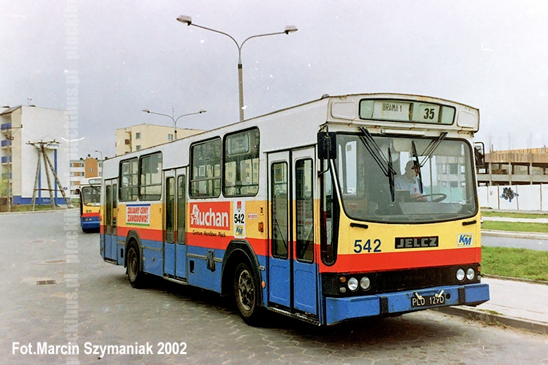 Jelcz M11 #542 (1988-2003) na linii 35