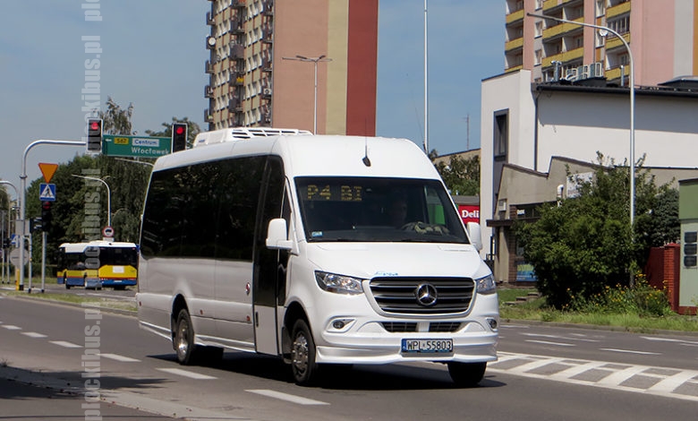 Mercedes-Benz 516 CDI / Mercus (WPL 55803) na linii P-4