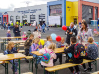 Piknik rodzinny na terenie zajezdni