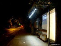 Doświetlona wiata na przystanku Misjonarska 02