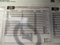 Nowy wzór tabliczki rozkładowej wprowadzony we wrześniu 2022 r.