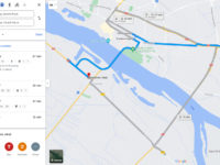 Po wybraniu trasy np. z Podolszyc do Radziwia pojawią się dostępne opcje z planowanym czasem podróży