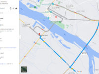 Po kliknięciu na szczegóły wybranej linii rozwija się dokładna lista przystanków na trasie