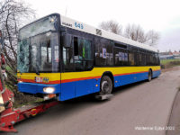 MAN #649 po wyciągnięciu z rowu