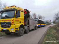 MAN #649 po wyciągnięciu z rowu