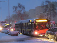Solaris #740 na linii A, który ostatecznie nie dojechał do celu, gdyż...