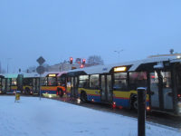 Dwa autobusy linii 3 za sobą na ul. Bielskiej
