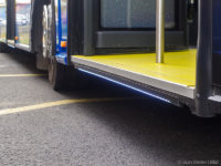 Podświetlane od zewnątrz podesty to nowość w płockim taborze