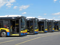 Nowe Solarisy na terenie zajezdni