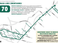 Trasa linii 70 (źródło: kmplock.eu)