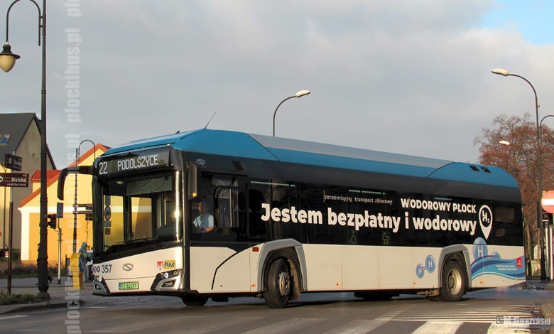Testowy Solaris Urbino 12 hydrogen na linii nr 22