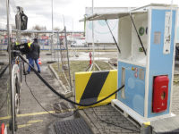 Tankowanie Solarisa na terenie zajezdni