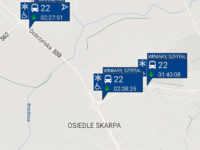 Opóźnienia na linii 22 (źródło: myBus)