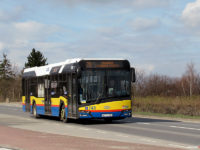 Autobus linii 20 na ul. Pasternakiewicza