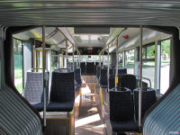 Wnętrze testowego Solarisa Urbino 18 hydrogen - widok na tył