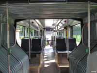 Wnętrze testowego Solarisa Urbino 18 hydrogen - widok na przód