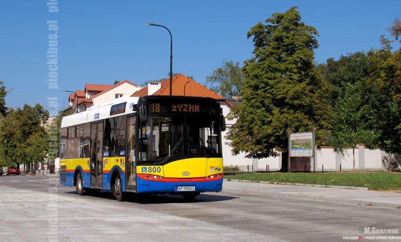 Solaris Urbino 8,9 LE #800 na linii 18