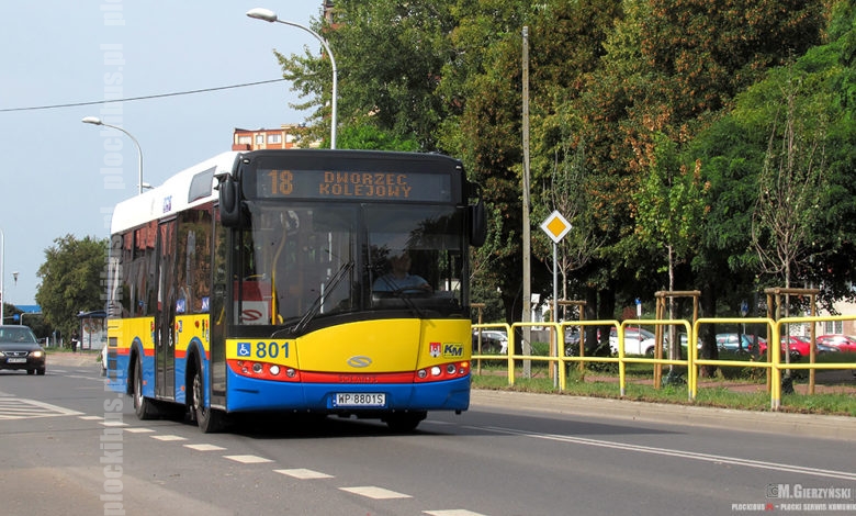 Solaris Urbino 8,9 LE #801 na linii 18