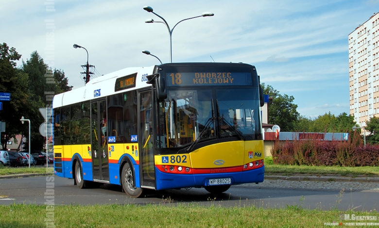 Solaris Urbino 8,9 LE #802 na linii 18