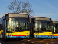 Nowe Solarisy #803-805 na terenie zajezdni
