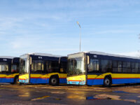 Nowe Solarisy #803-805 na terenie zajezdni