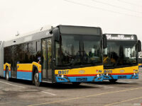 Nowe Solarisy #806-807 na terenie zajezdni