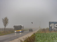 Autobus linii 20 na objeździe na ul. Żyznej